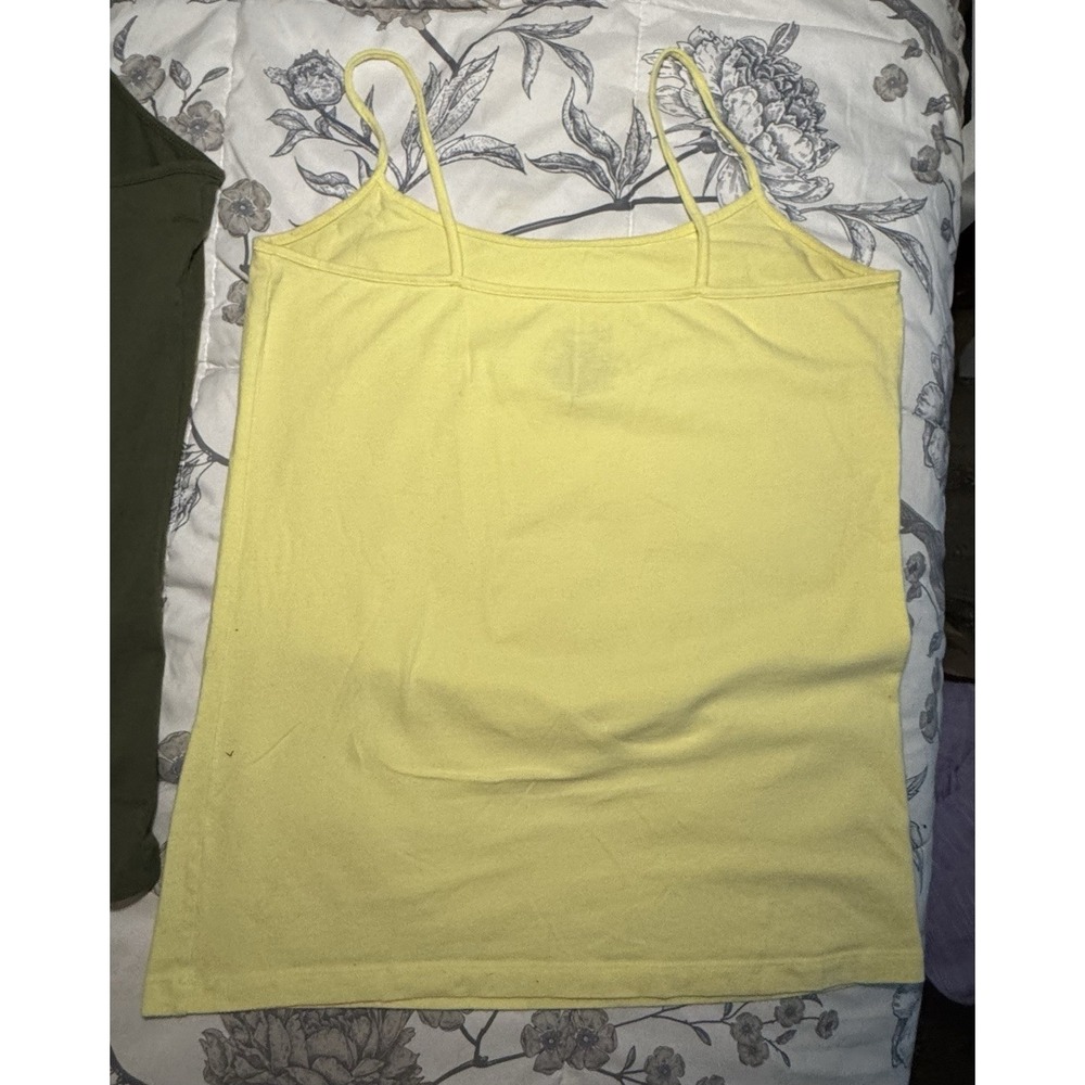 Lot of 2 Tank Tops Green and Light Yellow Time and Tru No Boundaries XL - Picture 5 of 7